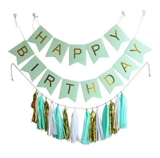 Eco Friendly Happy Birthday Banner - What's Good