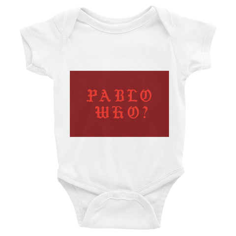 Pablo WHO ? Infant short sleeve one-piece