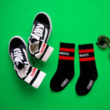 Streetwear V ankle socks
