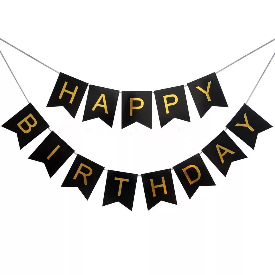Happy birthday garland party decoration – Fashion for Your Kids