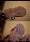FFYK collection Grey high top Gum sole / Pink High top