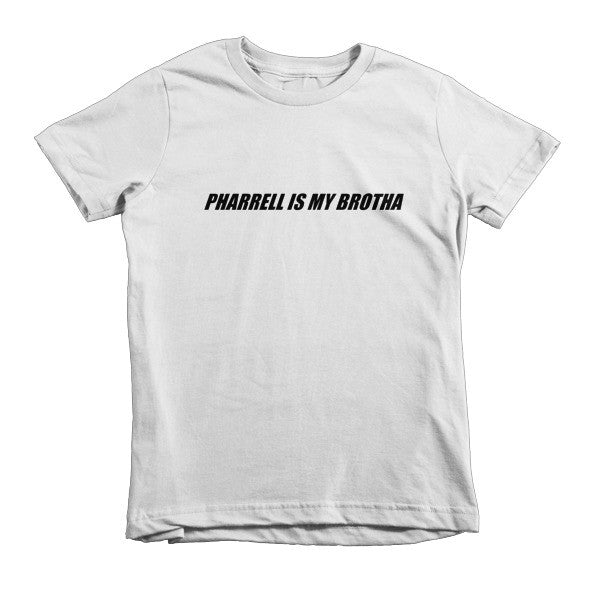 Pharrell is my Brotha Short sleeve kids t-shirt