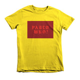 Pablo WHO ? Short sleeve kids t-shirt